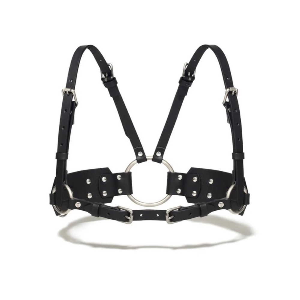 Ardeo Studios Leather High Waist Harness Nickel XS/S